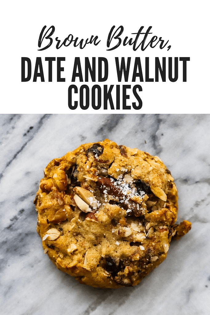 Soft and Chewy Date and Walnut Cookies